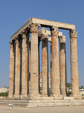 Griechenland - Athen, Olympieion, Tempel des Olympischen Zeus