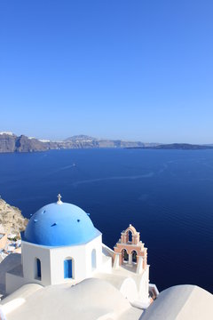 Fototapeta Eglise à santorin - Cyclades - Grèce