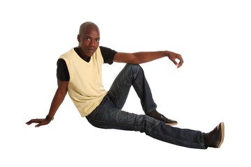 African Man Reclining