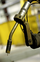 Robotic welding torch