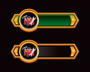 toolbox green and black arrows