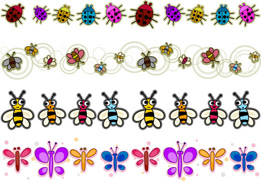 Insect Border Set