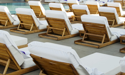 Spa luxury resort pool area