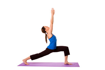 Obraz na płótnie Canvas Woman in Yoga Position