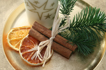 Weihnachtsteller Deko