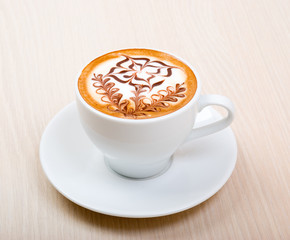 Chocolate  cappuccino time.