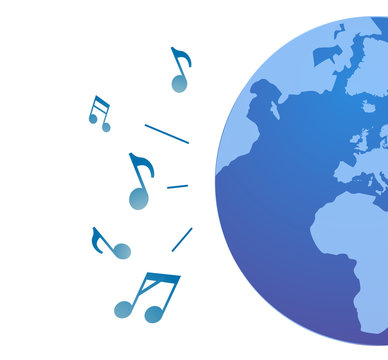 sounds of the earth vector clip art
