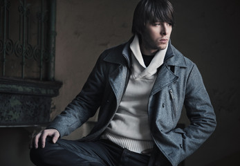 Fashion style photo of a man