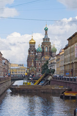 Fototapeta premium Resurrection Cathedral in St.Petersburg, Russia