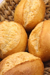 Brötchen im Korb