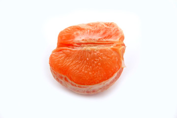 Fresh orange isolated on white background