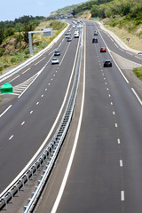 Fototapeta premium route voies circulation routière