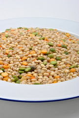 soup mix, organic barley, lentil, split pea