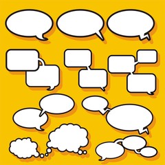 Fototapeta premium comic balloons