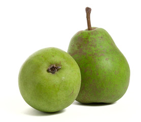 two ripe pears