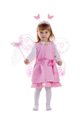 Little girl in fairy costume