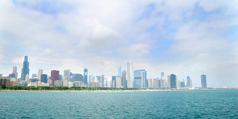 Fototapeta premium chicago skyline