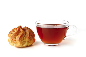 tea and eclair