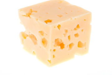 Cheese on isolated