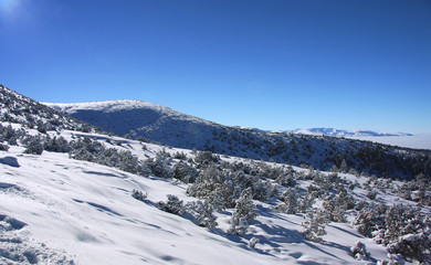 Rila mountains in Borovets, Bulgaria