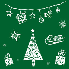 christmas theme, Weihnachtsbaum, Weihnachten, xmas
