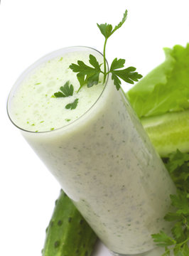 ajran - green cocktail