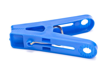 Blue clothes-peg
