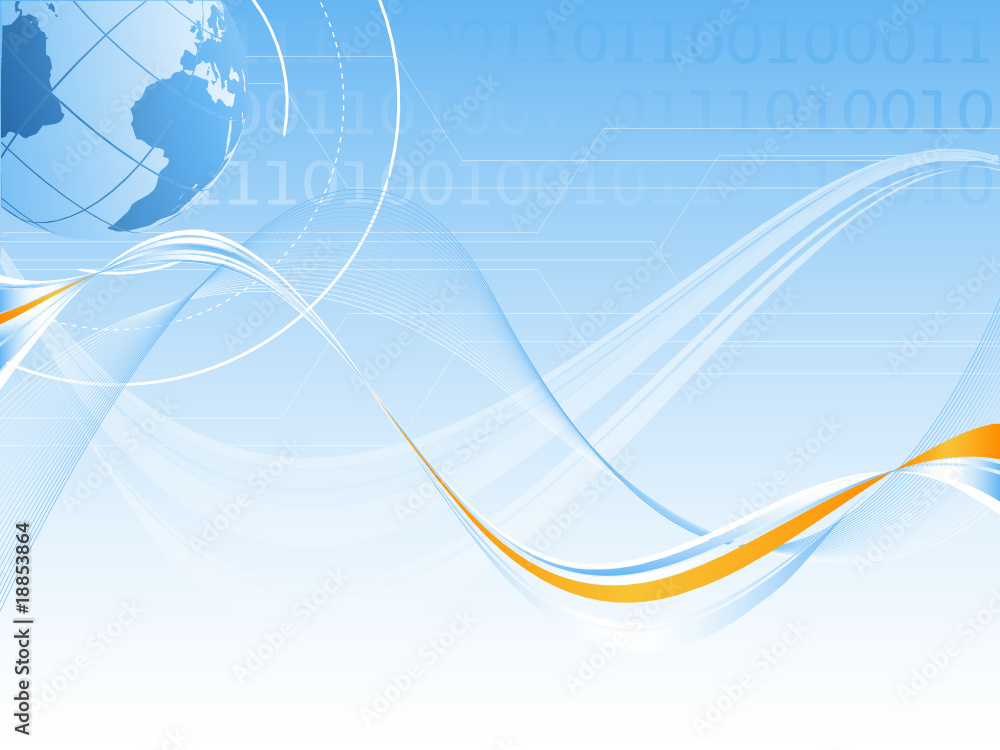Poster abstract vector technology background with copy space