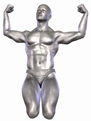 Silver Bodybuilder