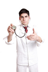 Doctor with stethoscope