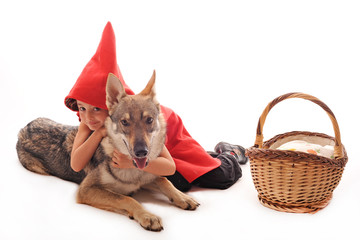 petit chaperon rouge et gentil loup