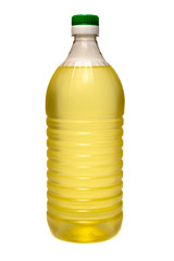 Bottle of sunflower oil