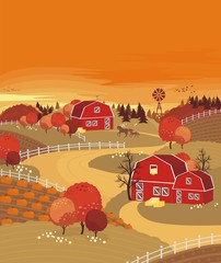 autumn farm