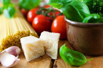 Ingredients for Spaghetti