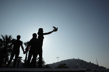 Fototapeta na wymiar Ataturk peace monument