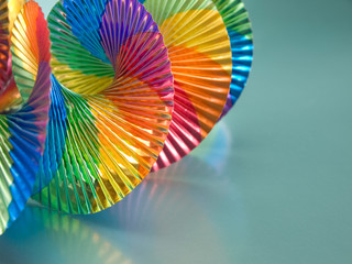 Bunte Foliengirlande