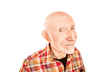 Handsome senior man with infectious smaile