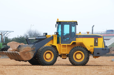 wheel loader bulldozer