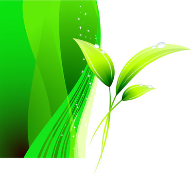Green Environmental Conservation Background