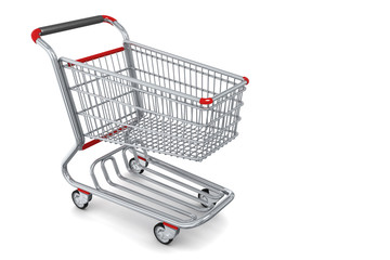 Shopping cart Isolated