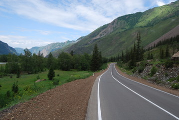 Fototapeta premium mountain road