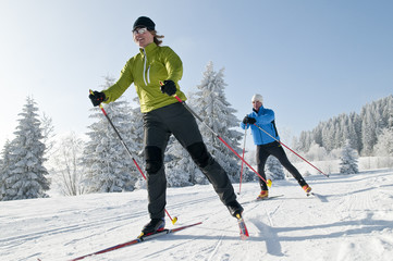 Langlaufen im Winter