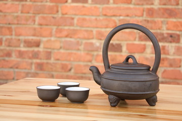 Teapot on the table