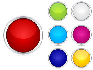 web buttons different colors
