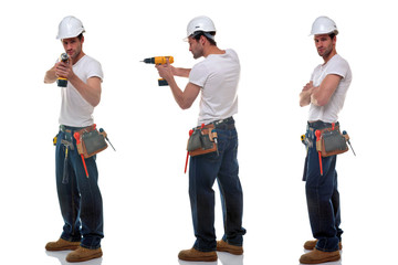 Three builder photos