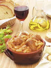 Salsiccia con fagioli