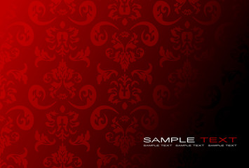 Christmas flower background. Vector