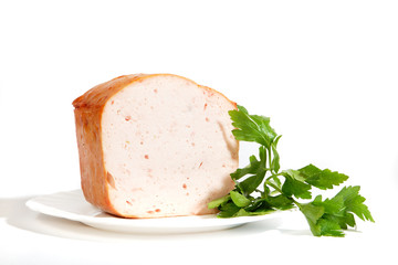LEBERKÄSE MIT PETERSILIE