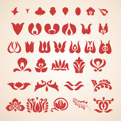 set of design elements vector illustration