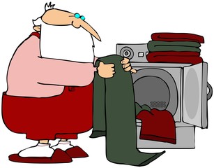 Santa Folding Towels